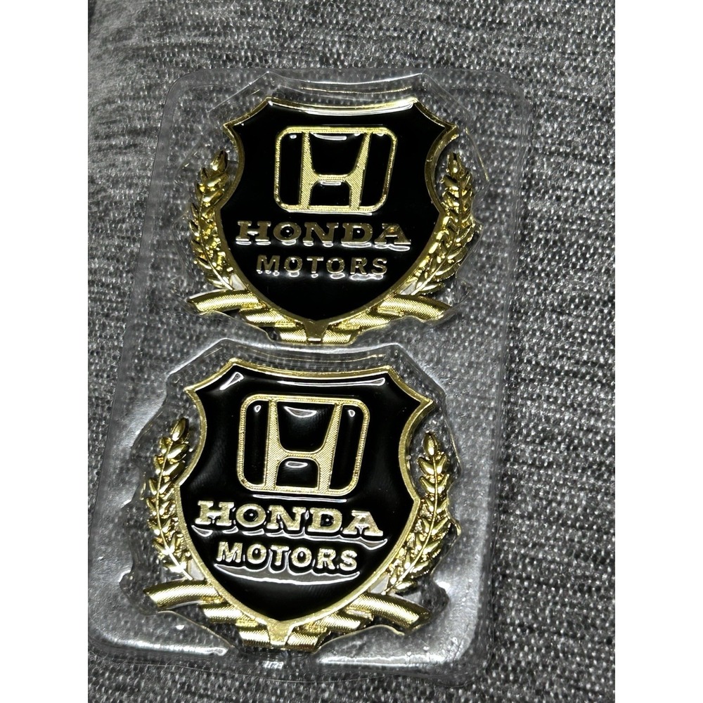 2Pc RARE JDM Vintage Honda Motors  Emblem EG6‎ EG9 EF9 CRX DC2 Delsol EF8 EK9